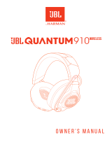 JBL Quantum 910P Console Wireless Gaming Headphone Owner's manual