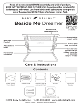 BABY DELIGHT B06040 Dreamer Bassinet and Bedside Sleeper Operating instructions