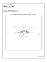 Maxim 89907FTSNWP Basic-Max 52 Inch Ceiling Fan User manual