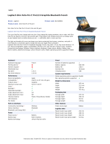 Logitech 920-009693 Slim Folio Pro f Pro12.9 Graphite Bluetooth French User guide