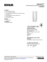 Kohler K-25039-R Branham Full Stall Washout Urinal Owner's manual