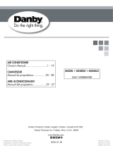 Danby DAC120EB8WDB Window Air Conditioner Owner's manual