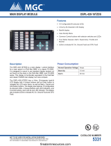 Mircom DSPL-420-16TZDS Main Display Module Owner's manual