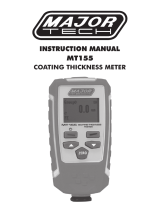 Major tech MT155 Coating Thickness Tester User manual