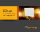 GenarayRGB Series BL-5X7-RGB 5 x 7 On-Camera RGBAW LED Panel
