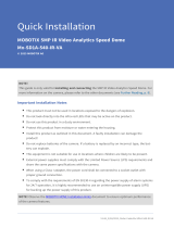 Mobotix Mx-SD1A-540-IR-VA 5MP IR Video Analytics Speed Dome Installation guide