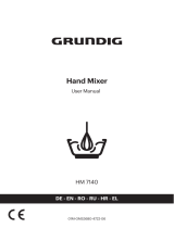 Grundig HM 7140 Hand Mixer User manual