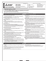 Mitsubishi Electric MSZ-GS18NA-U1 GS-Series 18k BTU Wall Mounted Unit User manual