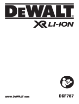 DeWalt DCF787 User manual
