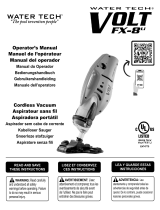 Water Tech COLT FX-8Li Cordless Vacuum User manual