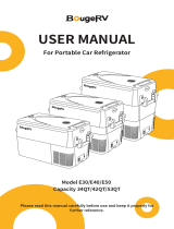BougeRV E30 Portable Car Refrigerator User manual