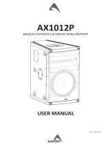 Axiom Pro Audio AX1012P User manual