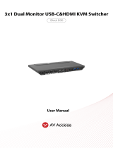 AV Access 4KSW31C-DM User manual
