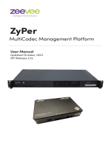 ZeeVee ZyPer Management Platform User manual