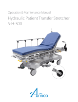 Amico S-H-300 Hydraulic Patient Transfer Stretcher User manual
