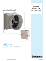 Munters Atlas74 Fan Owner's manual