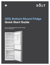 Solt GGSBM325X 325L Bottom Mount Fridge User guide
