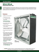 J D Manufacturing VG24DM Whirl-Wind Galvanized Box Fan User manual