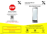 Xbrand SE-282-2746 Mirror Waterfall Fountain User manual