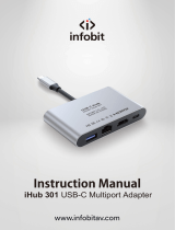 infobit iHub 301 USB-C Multiport Adapter User manual