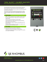 SJE RHOMBUS 101-01X Tank Alert I Alarm System Owner's manual
