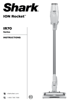 Shark IR70 ION Rocket Cordless Vacuum User manual
