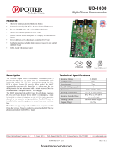 Potter UD-1000 Digital Alarm Communicator Owner's manual