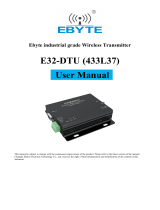 ebyte E32-DTU Industrial Grade Wireless Transmitter User manual