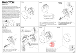 Halcyon EX912 B34 2.5W Low Glare Wall Eyelid Select Luminaire User manual