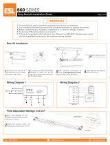 ESL VISION 860 SERIES Strip Retrofit User manual