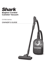 Shark CV100 Series Bagless Corded Canister Vacuum User manual