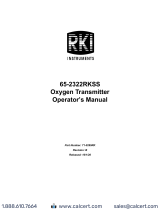 RKI 65-2322RKSS Oxygen Transmitter User manual