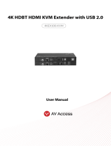 AV Access 4KEX100-KVM User manual
