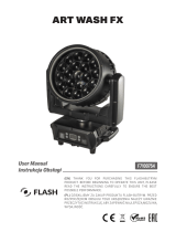 FLASH ART WASH FX F7100754 IP65 Ruchoma Głowa LED Wash User manual