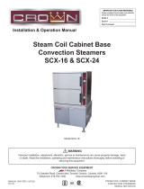 Crown SCX-16 Steam Coil Cabinet Base Convection Steamers User manual