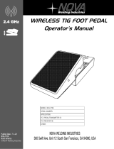 Nova NVA-FT06 Wireless TIG Foot Pedal User manual