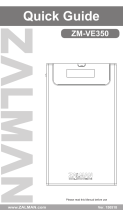 ZALMAN ZM-VE350 2.5 Inch HDD Case User guide