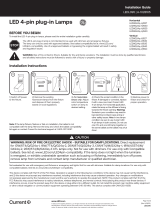 GE currentLEDL095 LED 4 Pin Plug In Lamps