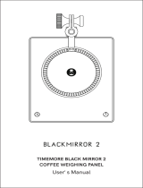 TIMEMORE Black Mirror 2 Coffee Scale Weighing Panel User manual