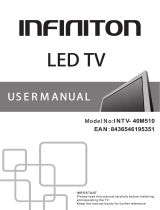 Infiniton INTV-40M510 Owner's manual
