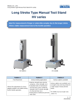 Imada HV-500NⅡ HV Series Long Stroke User manual