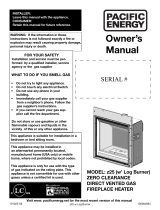 Pacific energy Tofino z25 PremiumLIMITED INVENTORYCheck with your local dealer. User manual