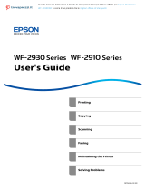 Epson WF-2930 Wireless All in One Color Inkjet Printer User guide