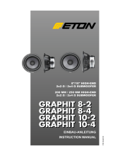 Eton GRAPHIT 8-2 Subwoofer Speaker User manual