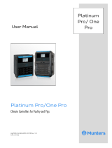Munters Platinum Pro One Pro User manual