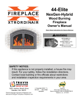 Fireplace Xtrordinair 44 Elite NexGen-Hybrid 2023 Owner's manual