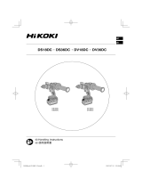 Hikoki DV18DC User manual