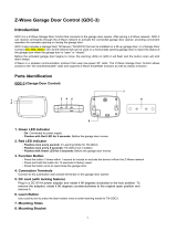 Climax GDC-3 Z-Wave Garage Door Control User guide