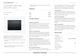 Fisher & Paykel OS60NDTDX1 60cm Combination Steam Oven User guide