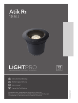 LightPro 186U 12V Atik R1 9W Dimmable Ground Light User manual
